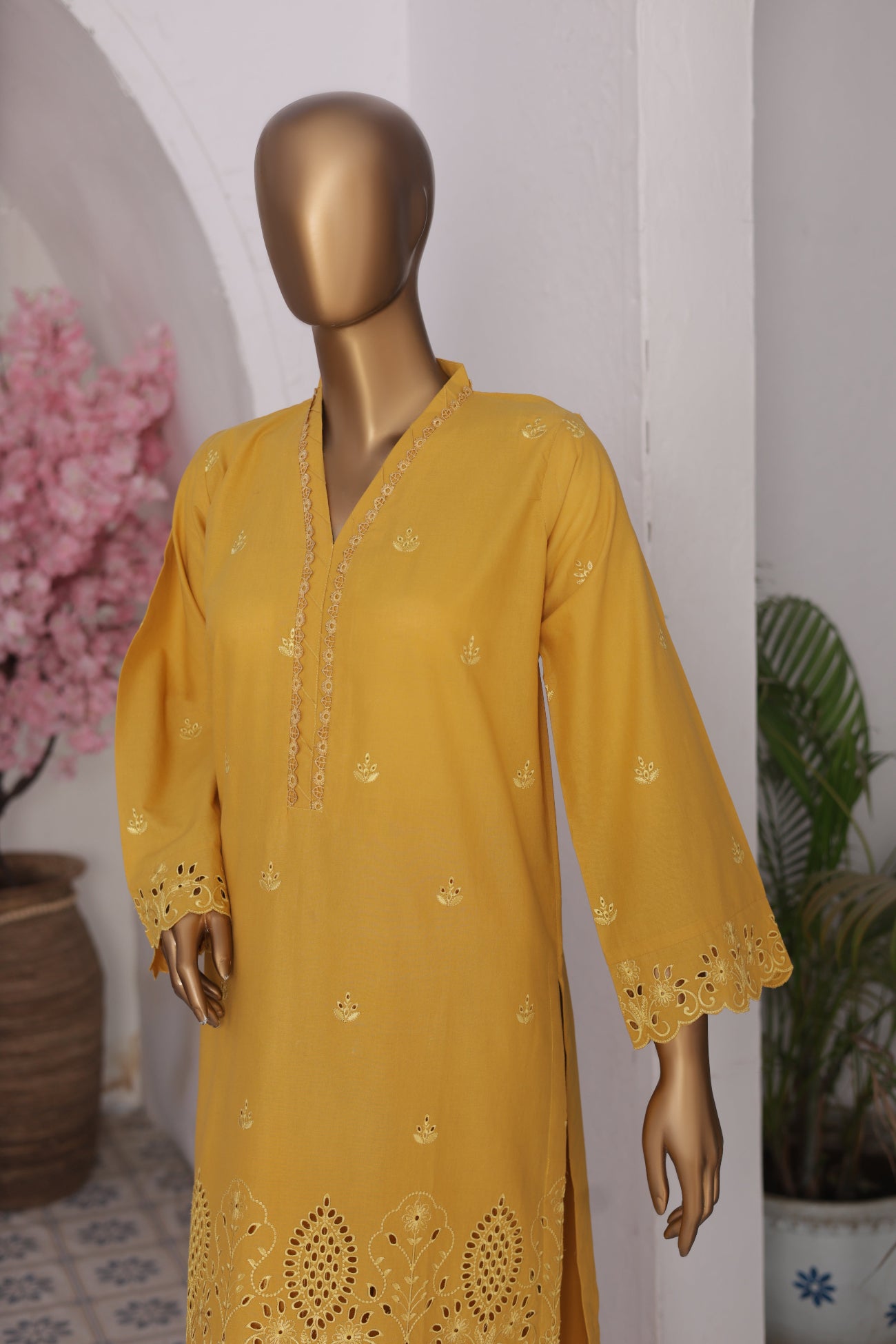 CO-ORDS-ChikanKaari_2 YELLOW