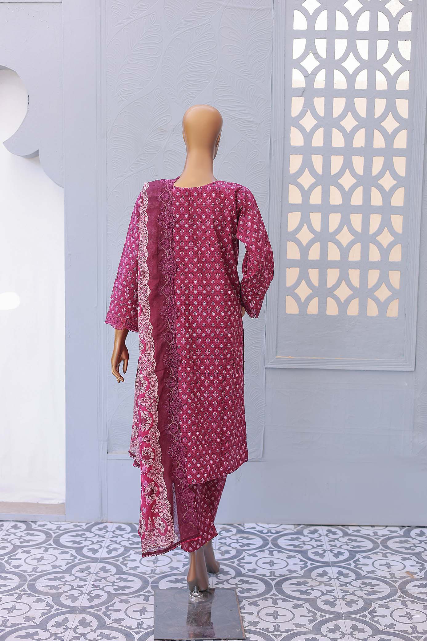 3 PC – RUBY - Festive Embroidered