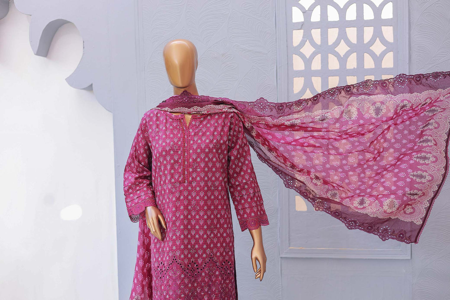 3 PC – RUBY - Festive Embroidered