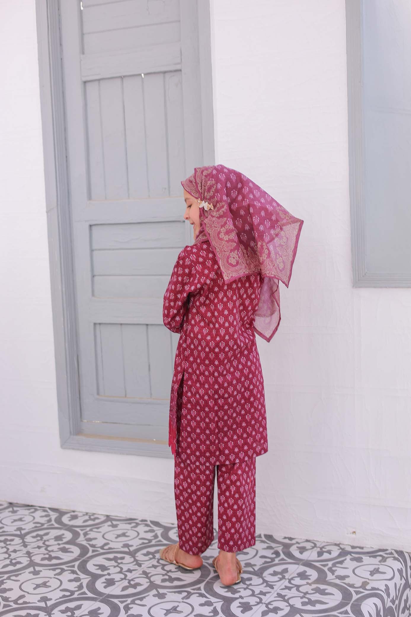 3 PC – RUBY - Festive Embroidered
