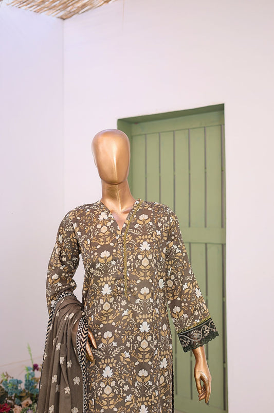 3 PC Printed Lawn Chikankari Embroidered Suit – Luxury Summer Edit