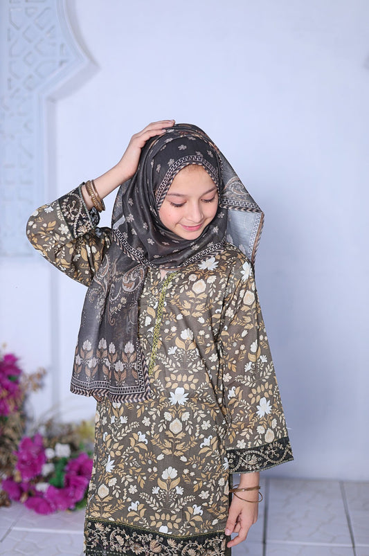 3 PC Printed Lawn Chikankari Embroidered Suit – Luxury Summer Edit