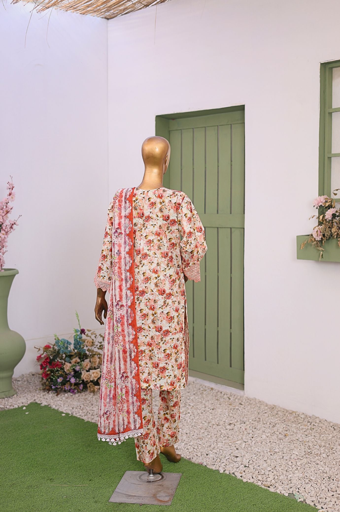 3 PC Printed Lawn Chikankari Embroidered Suit – Luxury Summer Edit