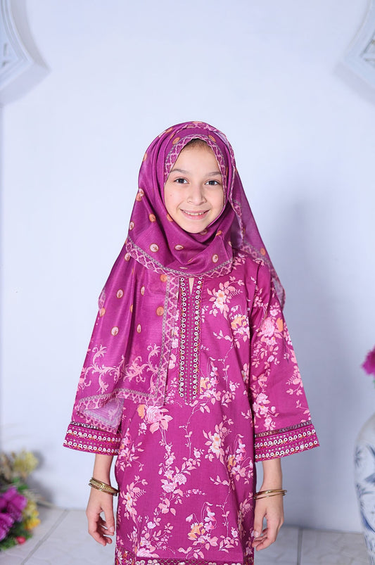 3 PC Printed Lawn Chikankari Embroidered Suit – Luxury Summer Edit