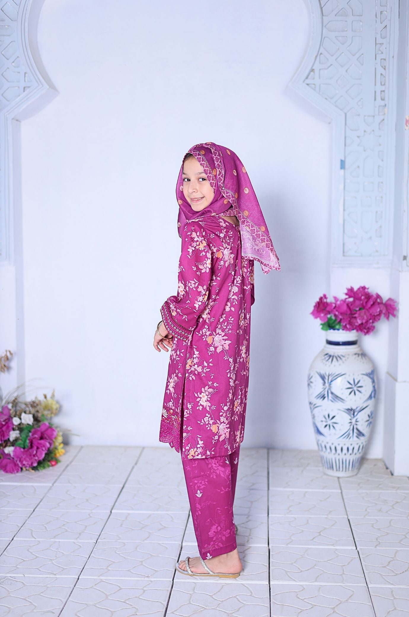 3 PC Printed Lawn Chikankari Embroidered Suit – Luxury Summer Edit