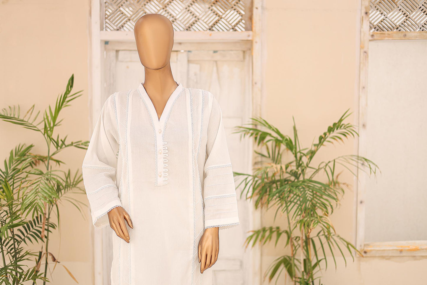 Beautiful Dyed 02 PC Cotton SUIT