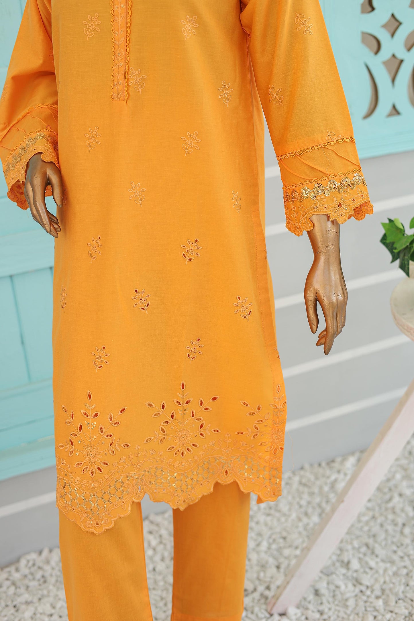 CO-ORDS - Chikan Kaari - MARI-GOLD