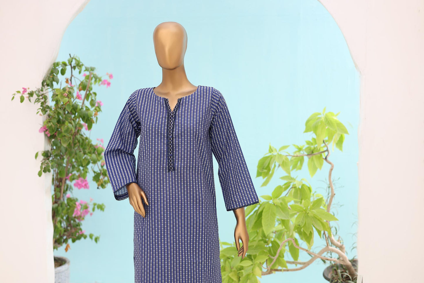 Summer Printed Cotton 2 Pc dress