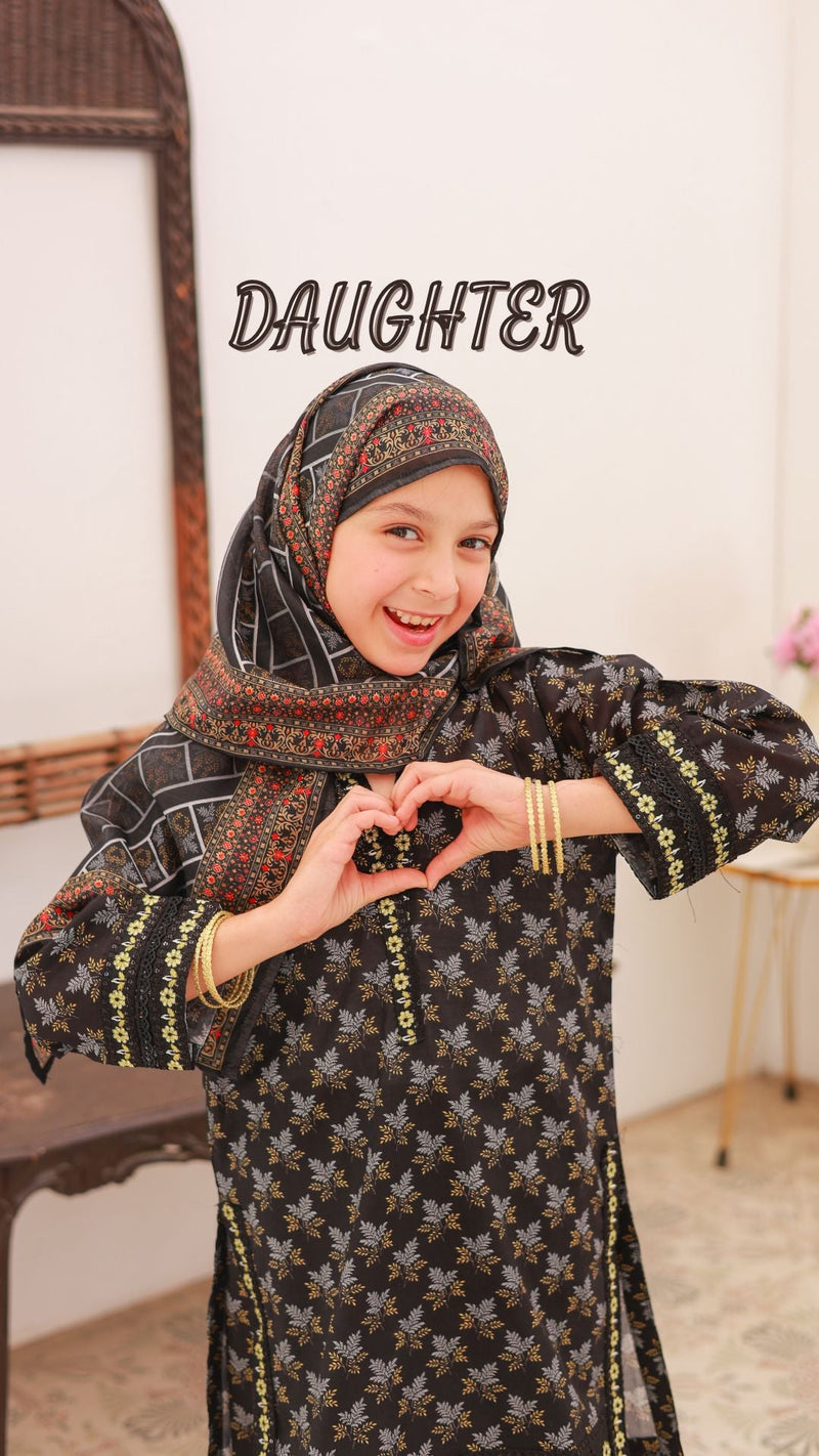 Woman Girl Kid Lawn Cambric Embroidered Printed Stitch Shirt Kurti 