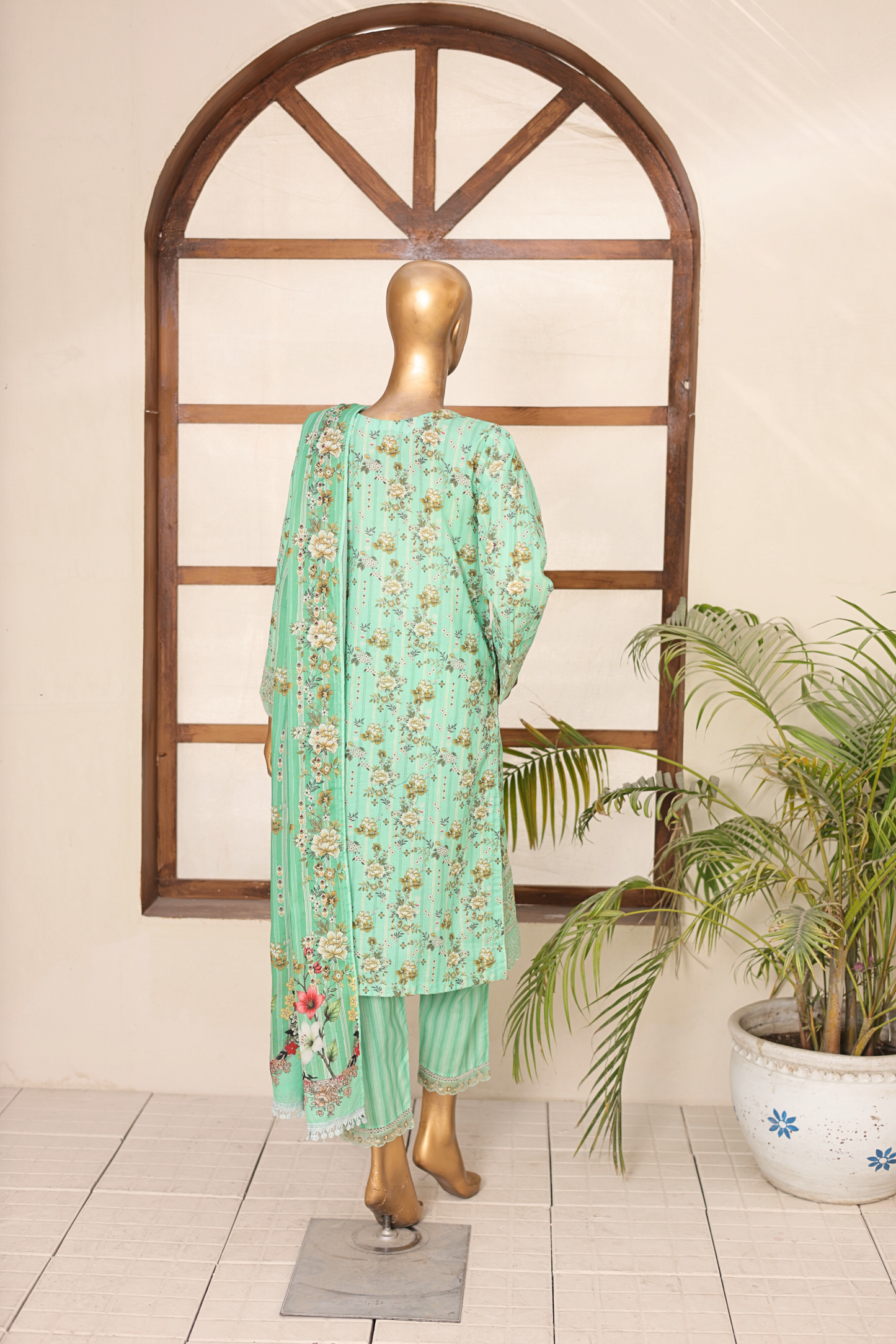 3 PC Printed Lawn Chikankari Embroidered Suit – Luxury Summer Edit