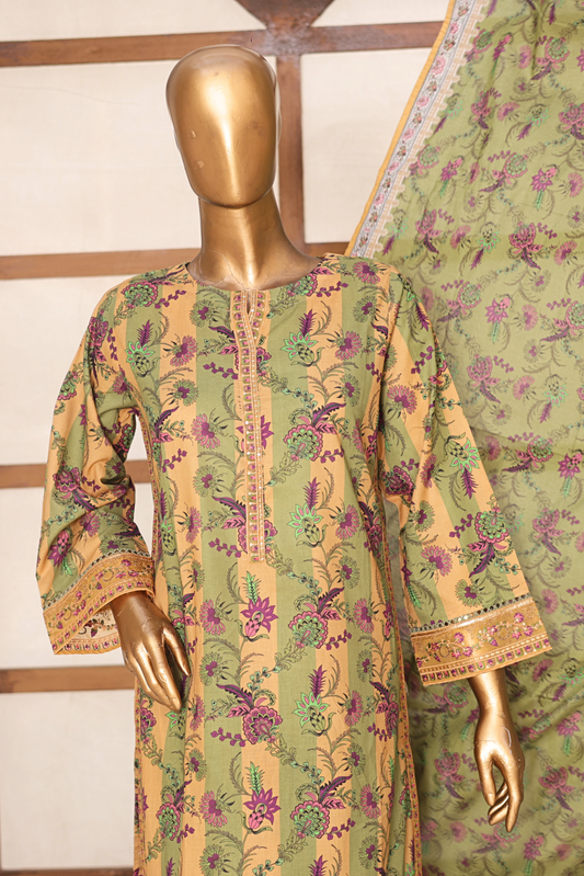 3 PC Printed Lawn Chikankari Embroidered Suit – Luxury Summer Edit