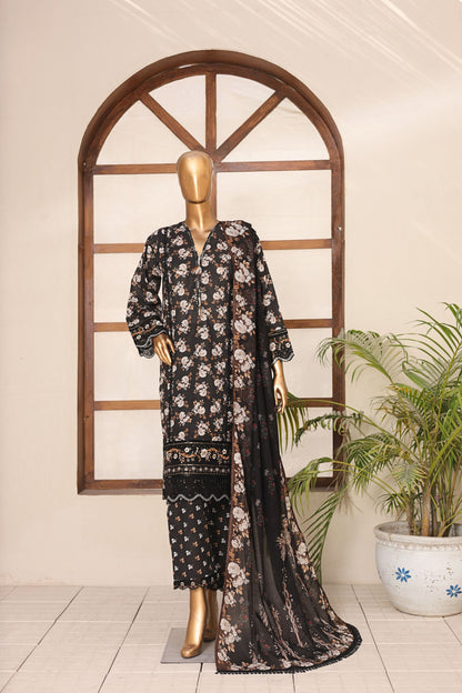 3 PC Printed Lawn Chikankari Embroidered Suit – Luxury Summer Edit