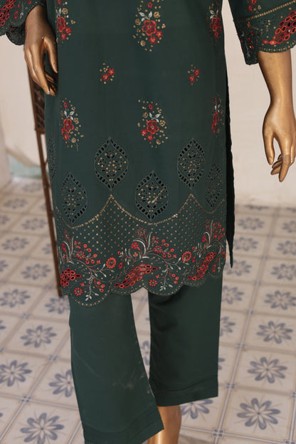 CO-ORDS - Chikan Kaari - Teal