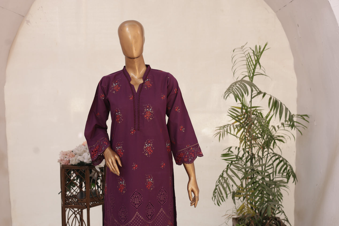 CO-ORDS - Chikan Kaari - Magenta
