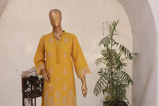 CO-ORDS - Chikan Kaari - Yellow