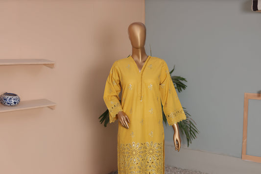 CO-ORDS - Chikan Kaari - Mustard