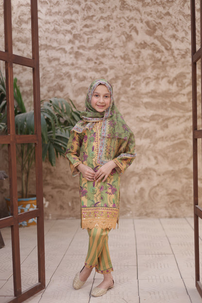 3 PC Printed Lawn Chikankari Embroidered Suit – Luxury Summer Edit