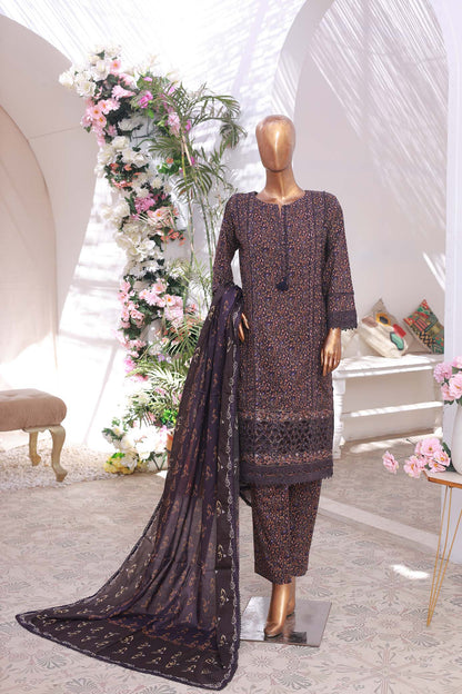 03 PC - PLUM - SHIRT - EMBROIDERED