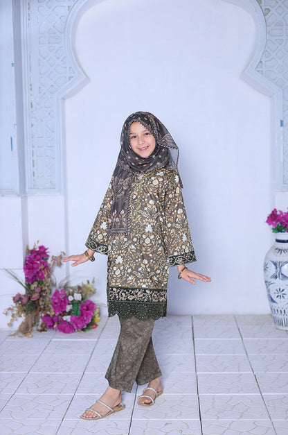 3 PC Printed Lawn Chikankari Embroidered Suit – Luxury Summer Edit