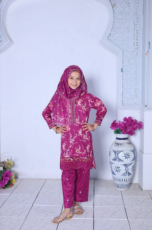 3 PC Printed Lawn Chikankari Embroidered Suit – Luxury Summer Edit