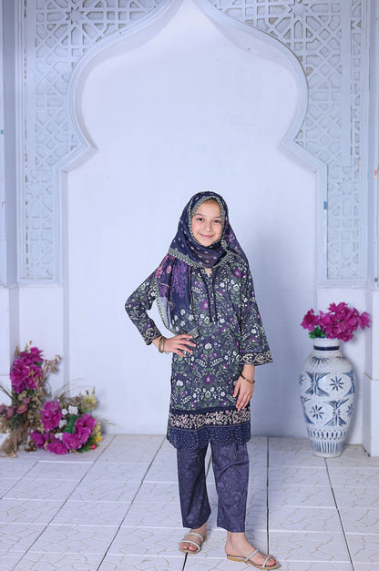 3 PC Printed Lawn Chikankari Embroidered Suit – Luxury Summer Edit