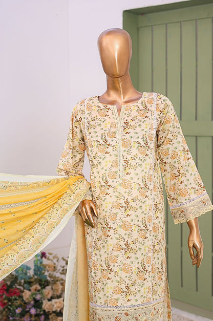 3 PC Printed Lawn Chikankari Embroidered Suit – Luxury Summer Edit