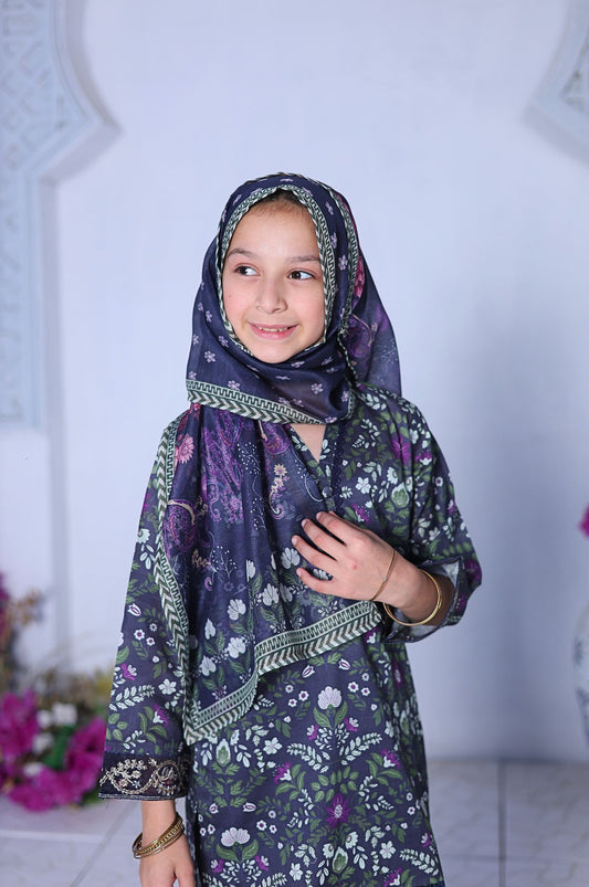 3 PC Printed Lawn Chikankari Embroidered Suit – Luxury Summer Edit