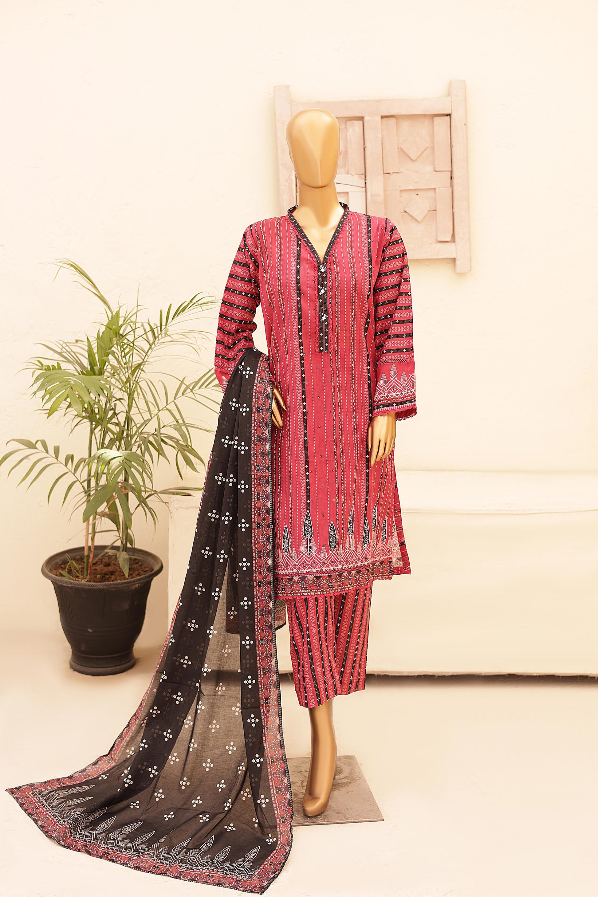 Woman Girl Oswah Shifa Embroidered Cutwork Lawn Shirt kurti Dupatta Printed Trouser