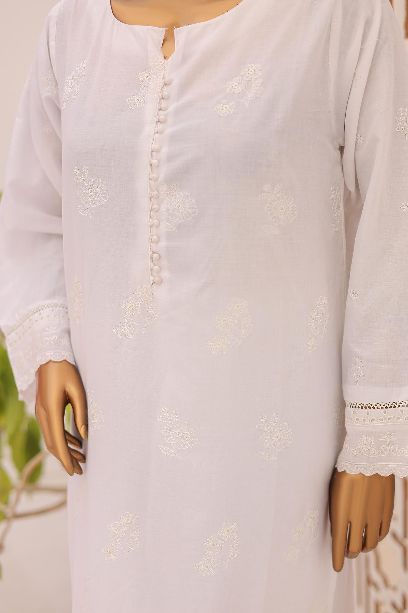 Lawn Chikankari Dyed Shirt & Trouser