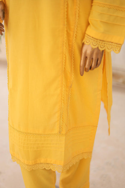 Beautiful Dyed 02 PC Cotton SUIT