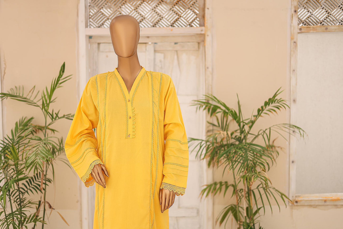 Beautiful Dyed 02 PC Cotton SUIT