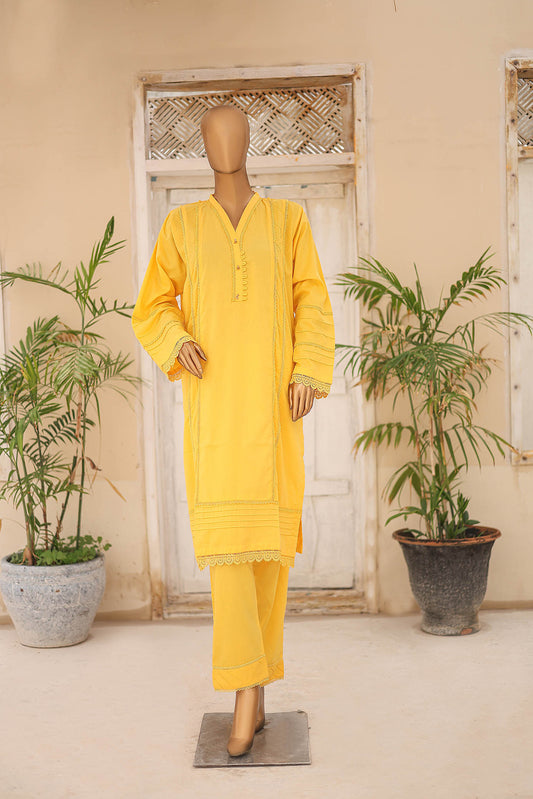 Beautiful Dyed 02 PC Cotton SUIT