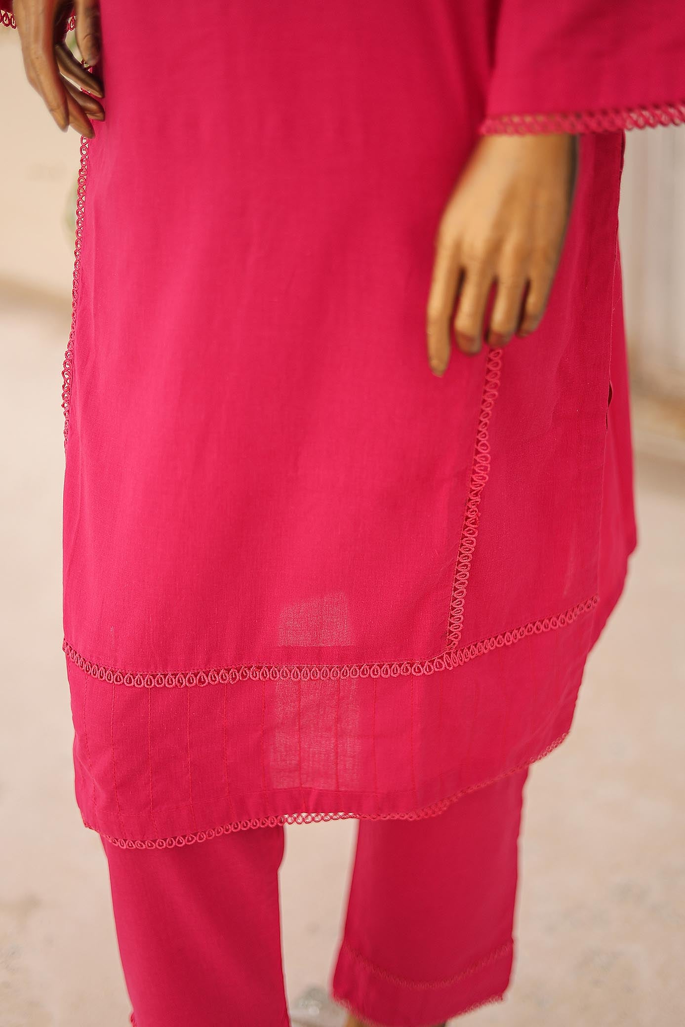 Beautiful Dyed 02 PC Cotton SUIT