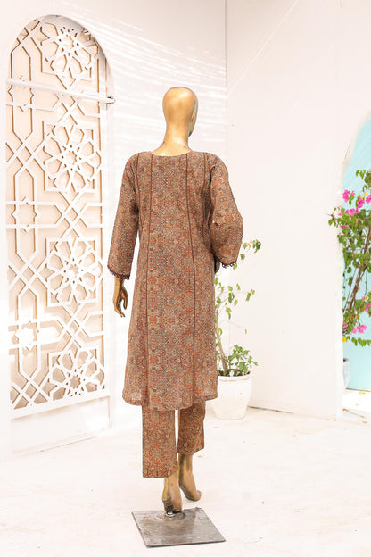 Printed Lawn Frock 2 Pc dress