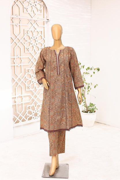 Printed Lawn Frock 2 Pc dress