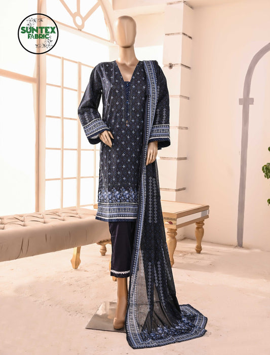 Woman Printed Lawn Stitch Shirt (Kurti) with Dupatta & Trouser